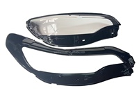 Ensemble de phares / Verre de phare pour Cherokee 2019-2023 Noir 1 pièce avec DRL LED 68275944AE 68275945AG 68275945 68275944
