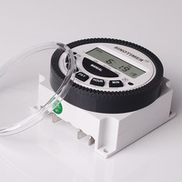 Interruptor de Tiempo TM619 ABS, Programable para 7 Días, Controlador Inteligente de Temporización Reciclable, 1 Normalmente Abierto, 1 Normalmente Cerrado