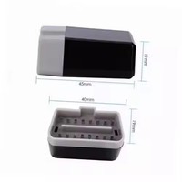 Herramienta de Diagnóstico para Autos OBD2 Elm327 4.0 con Certificación FCC, Lector de Códigos B14, Carcasa Blanca/Negra, Ajuste Universal, OEM/ODM