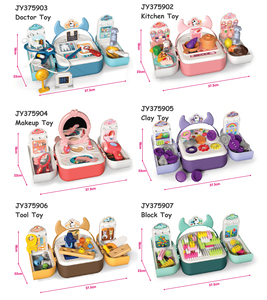 Ensemble de jeu de rôle éducatif <span class=keywords><strong>pour</strong></span> enfants : cuisine, trousse de médecin, jouets médicaux, sac à dos de jeu d'imitation - Product Image 2