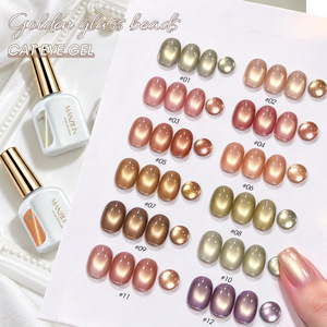 Vernis Gel Magnétique Effet Œil de Chat Scintillant Transparent avec Perles de Verre pour Salon et Manucure DIY – Vente en Gros (EU 3 Free) - Product Image 2