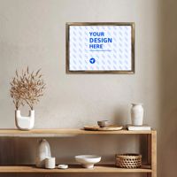 Harga Pabrik Poster Gantung Pernikahan Art Deco Buatan Tangan Kustom 30x40cm Dekorasi Rumah Kayu Matte Personalisasi