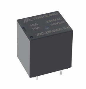 TONGLING JQC-22F 5V 16A 250VAC 4-Pin elektromanyetik Mini manyetik PCB röleleri 2 amper üzerinde - Product Image 1
