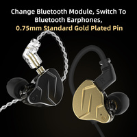 Earphone In-Ear KZ ZSN Pro X Terbaru Teknologi Hybrid 1BA+1DD HIFI Bass Metal Earbuds Sport Headset Peredam Kebisingan Monitor