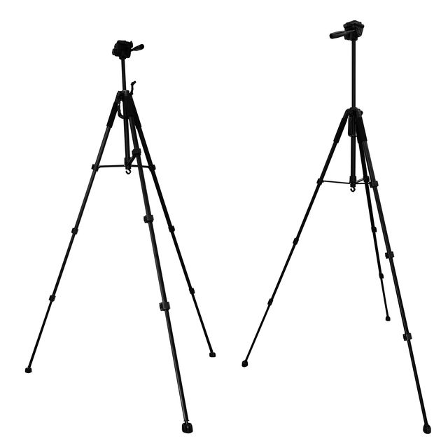 2m/79'' Camera Tripod with Carry Bag Lightweight Travel Aluminum Professional Tripod Stand With Smooth 3-way Pan Head