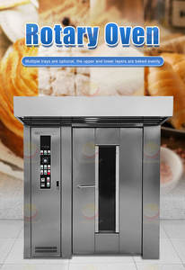 الكهربائية/الديزل/الغاز الروتاري فرن خبز 32 إلى 64 الصواني البسكويت الكوكيز خبز كعكة فرن دوار مع سعر المصنع - Product Image 3