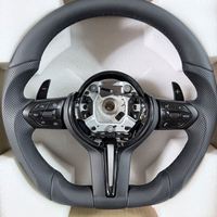 Accessoires de voiture Volant entièrement en cuir pour BMW F30 F15 F20 F21 F25 F10 F06 F07 F12 F13 F01 E90 X5 E70 E87 E84 E39 M5 I4