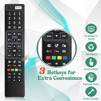Télécommande universelle de remplacement RC4848F RC-4848F pour Hitachi/Polaroid/Luxor/Bush Smart TV