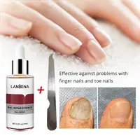 LANBENA 12ml Nail Repair Essence Serum Fungal Nail Treatment Remove Onychomycosis Toe Nourishing Brighten Hand Foot Care