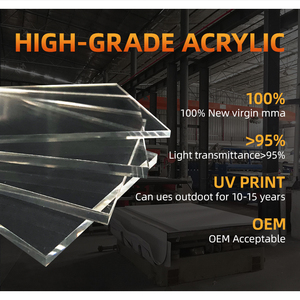 Rõ ràng màu long lanh 19mm nhựa Giá 3mm đúc Acryl Acrylic tấm bảng plexiglass nhà sản xuất - Product Image 4