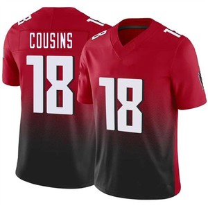 Atminimal 8 Kyle -Pitts 7 Robinson 18 <span class=keywords><strong>Kirk</strong></span> <span class=keywords><strong>Cousins</strong></span> Todd Gurley <span class=keywords><strong>Jersey</strong></span> sepak bola Amerika ukuran Plus dapat bernafas untuk orang dewasa