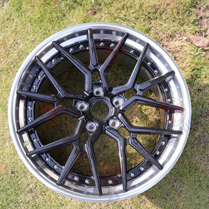 YIMI - Juego <span class=keywords><strong>de</strong></span> 2 Ruedas <span class=keywords><strong>de</strong></span> Aleación con Acabado Cromado <span class=keywords><strong>de</strong></span> 17 18 20 22 24 26 Pulgadas, 5x114.3 5x120 5x112 para Autos <span class=keywords><strong>de</strong></span> Lujo - Product Image 3