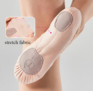 Scarpette da Ballo Rosa Senza Lacci per Ragazze, Leggere con Supporto dell'Arco, Scarpe da Danza per Principianti Antiscivolo per Danza Ritmica - Product Image 3