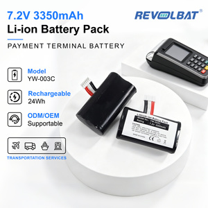 Revolbat Yeni Marka 7.2V 3350mAh YW-003 YW-003C YW-008 POS Ödeme Terminali Makinesi için Yedek Li-ion Pil Paketi - Product Image 1
