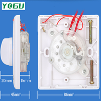 Minuteur mécanique YOGU avec kit d'installation par vis