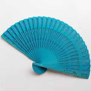 Natuur Houten Wedding Hand Fans Voor Bruiloft Souvenir