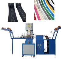 Machine d'impression automatique de sangles, imprimante à transfert thermique, machine à gaufrer les sangles, gaufrage de logos pour bandes élastiques