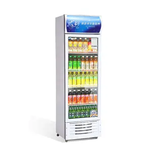 Marka içecek sayacı vitrin Merchandiser içecek soğutucu dik soğutucu ekran soğutucu