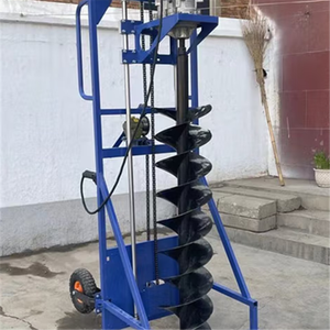 Pile driver agricole à essence bibo pour l'application d'engrais en verger à petite échelle, la plantation d'arbres et la construction de clôtures - Product Image 3