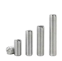 Vis de réglage à pointe plate fendue DIN 551 pour la fixation des matériaux souples