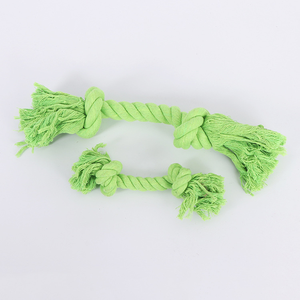 Nudo colorido 24cm Cuerda Perro Masticar Chirrido Juguete Molar Dientes Cuerda limpia para cachorro pequeño Perro - Product Image 2