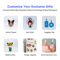 Figura de Acción Personalizada, Juguete de Silicona Suave de Dibujos Animados en 3D para Niños, Marca Lixing, Modelo A0088, Tamaño y Color Personalizables
