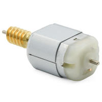 Moteur CC 12V 24V FC-280 avec engrenage à vis sans fin, double arbre, à balais, pour actionneur de serrure de porte de voiture, verrouillage centralisé, couple élevé