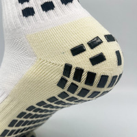 Yinyueli — chaussettes de sport antidérapantes pour hommes, avec film de frottement classique, professionnelles de football, à compression personnalisée