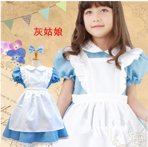 Nuevo Disfraz <span class=keywords><strong>de</strong></span> Princesa Alice del País <span class=keywords><strong>de</strong></span> las Maravillas para Purim, Disfraz <span class=keywords><strong>de</strong></span> Niña Pionera, Disfraz <span class=keywords><strong>de</strong></span> Sirvienta, Cosplay para Carnaval, Halloween, Actuaciones y Fiestas - Product Image 3
