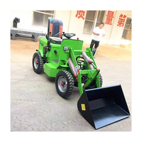 Hocheffizienter Mini-Traktor Allradantrieb Elektrowlader Selbstlader Kleinerlader mit Frontlader