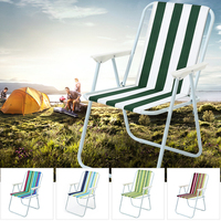 Chaise pliante légère et imperméable en métal pour pêche, camping, randonnée, pique-nique, pelouse et plage – Vente en gros