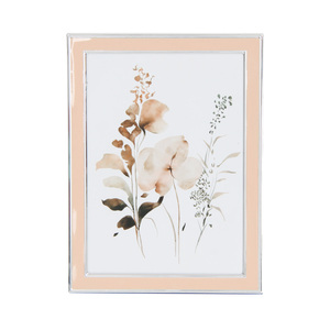Phong cách hiện đại 5x7inch hình chữ nhật kim loại khung ảnh độc đáo màu hồng-mạ thiết kế sáng tạo phong cách hiện đại kim loại khung ảnh - Product Image 1