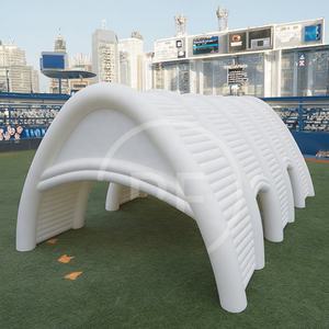 Conception 3D gratuite personnalisée Tente à cadre gonflable géante Tente gonflable Hangar gonflable Arche <span class=keywords><strong>de</strong></span> tente pour court <span class=keywords><strong>de</strong></span> tennis - Product Image 1