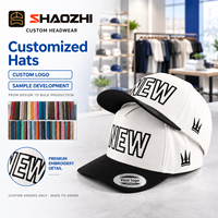 Casquette de baseball en coton à 5 panneaux personnalisée, broderie de logo, marque privée, vente en gros, OEM, vêtements de tête