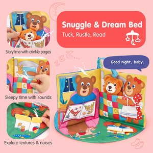 Libro sensoriale <span class=keywords><strong>Montessori</strong></span> per neonati 9-12 mesi, essenziale per i viaggi in auto - Product Image 4