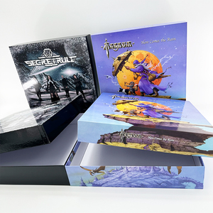 Nhà Máy Làm Thân Thiện Với Môi Cứng Nhắc Tông Hộp Quà Tặng Thiết Kế Sáng Tạo Top Dưới Nắp Cơ Sở Bao Bì Hộp Với Matt Cán - Product Image 4