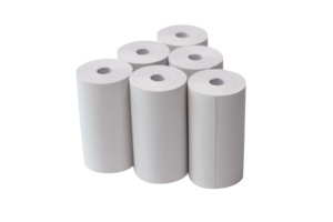 Cuộn Giấy Nhiệt Sử Dụng Máy Gỗ Nguyên Chất 100% Chất Lượng Cao Cuộn Giấy Đăng Ký Tiền Mặt 80*80 CuộN <span class=keywords><strong>ATM</strong></span> Không Chứa BPA - Product Image 5