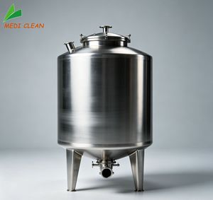 Serbatoio <span class=keywords><strong>di</strong></span> Stoccaggio in Acciaio Inox Sanitario Standard GMP, Recipiente Asettico per Stoccaggio Acqua - Product Image 6