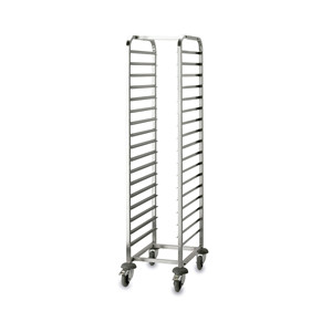 Tray <b>Trolley</b> Stainless Steel 18 Shelf Hospital Grade <b>Mobility</b> Cart - Product Image 1