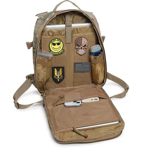 Sac à dos tactique pour <span class=keywords><strong>casque</strong></span>, sac à dos multifonction MOLLE avec porte-<span class=keywords><strong>casque</strong></span> amovible, sac à dos EDC résistant à l'eau pour activités de plein air - Product Image 5