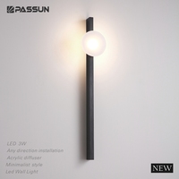 Applique murale LED en aluminium, luminaire de luxe, applique murale fantaisie