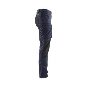 BLAKLADER - 715918458699C32 Pantalones de servicio para mujer elásticos Azul marino oscuro/Negro-PANTALÓN DE TRABAJO EAN 7330509499252 - Product Image 5