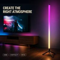 Nouvelles Bandes LED Intelligentes RVB Colorées TCWin 2025 en PVC, USB 5V, 2 Pièces, Éclairage Ambiant, Contrôle par APP