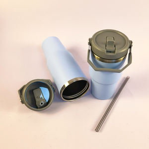 Vaso Térmico de Viaje Stanleys de Acero Inoxidable de 30oz con Aislamiento al Vacío y Asa en Oferta - Product Image 3