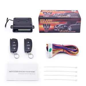 Universal Car Door Lock Keyless Entry alarms System Remote Central Control Locking Kit with Trunk Release Button High Quality