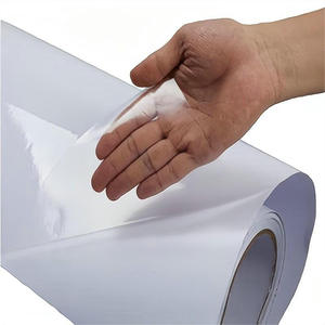 Nhà Máy Cổ Phiếu Bóng PVC Có Thể In Quảng Cáo Biểu Ngữ Tự Dính Vinyl Cuộn Có Thể Tháo Rời Keo Miễn Phí Mẫu Vật Liệu - Product Image 1