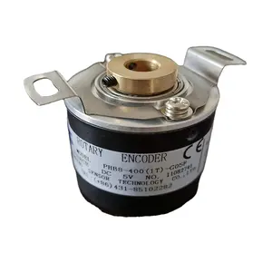 38Mm Rotary Encoderเครื่องเย็บปักถักร้อยอุตสาหกรรมทนทานIncremental Optical Encoder Hollowครึ่งEncoder Shaft