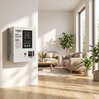 Stabilisateur de tension de commande par relais 5KVA monophasé, régulateur automatique AVR pour appareils électroménagers