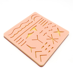 Tapis d'entraînement à la suture cutanée <span class=keywords><strong>multicouche</strong></span> Modèle de pratique en silicone médical réutilisable pour les compétences chirurgicales - Product Image 1