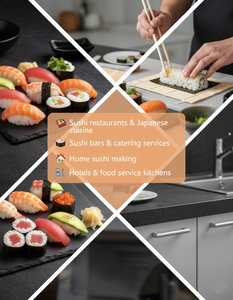 Tapis à rouler polyvalent en bambou pour sushis et kimbap, tapis en lattes <span class=keywords><strong>de</strong></span> bambou non toxique <span class=keywords><strong>de</strong></span> qualité alimentaire pour la préparation des aliments - Product Image 6